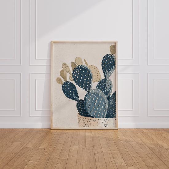 Poster Cactus - Douceur bohème et esprit désertique apaisant — Vierge - living-room