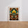 Poster Calligraphie arabe - Lune et dôme doré d'une nuit sacrée — Vierge - living-room — passe-partout blanc