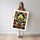 Poster Calligraphie arabe - Lune et dôme doré d'une nuit sacrée — Vierge - poster-femme-debout — passe-partout blanc