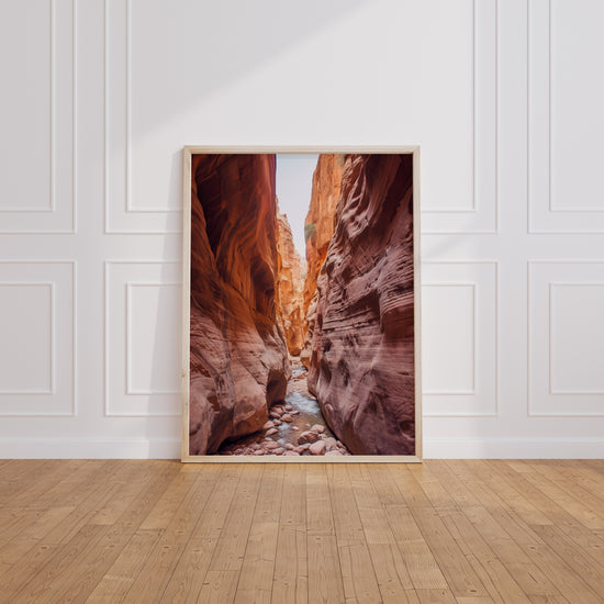 Poster Canyon rocheux - Évasion zen aux teintes de désert — Vierge - living-room