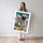 Poster Carlin joyeux - Bonheur éclaboussé et couleurs en fête — Vierge - poster-femme-debout — passe-partout blanc