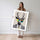 Poster Cerf pop art - Lunettes fantaisie et allure décalée — Vierge - poster-femme-debout — passe-partout blanc