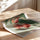Poster Cerisier - Branche de fruits rouges pour cuisine vintage — Vierge - poster-enroullé — passe-partout blanc