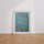 Poster Cerisier en fleurs - Douceur rose d'un printemps impressionniste — Vierge - living-room — passe-partout blanc