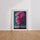Poster Cerisier japonais - Délicatesse rose d'une floraison fugace — Vierge - living-room — passe-partout blanc