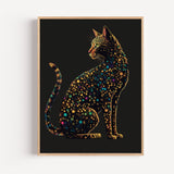 Poster Chat Bengale - Félin coloré aux mille reflets