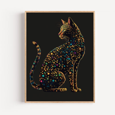Poster Chat Bengale - Félin coloré aux mille reflets