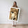 Poster Chat japonais - Douceur porte-bonheur sous les cerisiers — Vierge - poster-femme-debout — passe-partout blanc
