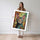 Poster Chaton coloré - Douce rêverie aux teintes éclatantes — Vierge - poster-femme-debout — passe-partout blanc