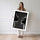Poster Chats mystiques - Deux regards noirs qui se défient — Vierge - poster-femme-debout — passe-partout blanc