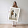 Poster Cheval minimaliste - Silhouette douce et sereine au naturel — Vierge - poster-femme-debout — passe-partout blanc