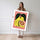 Poster Citron pop art - Un fruit graphique qui réveille la cuisine — Vierge - poster-femme-debout — passe-partout blanc