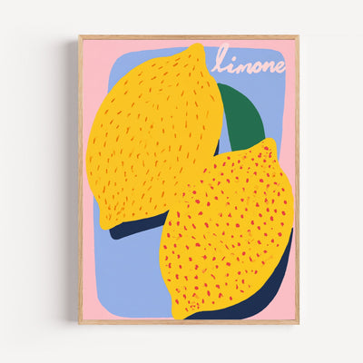 Poster Citrons - Une bouffée d'agrumes pour votre cuisine