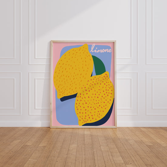 Poster Citrons - Une bouffée d'agrumes pour votre cuisine — Vierge - living-room