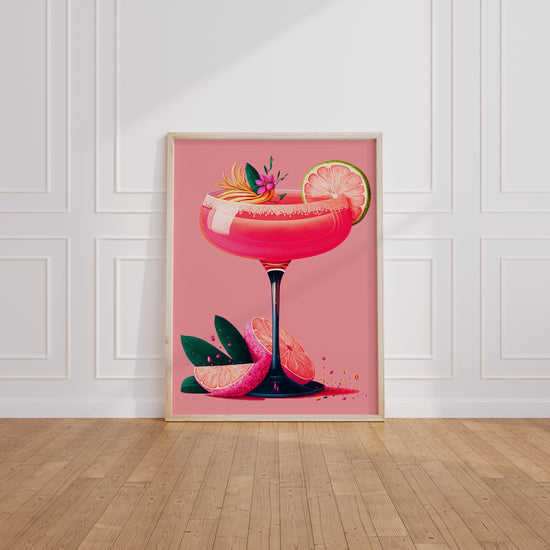 Poster cocktail scandinave - Fraîcheur colorée d'un instant nordique — Vierge - living-room