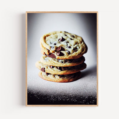 Poster Cookies au chocolat - Gourmandise moelleuse pour la cuisine