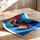 Poster Crâne mexicain - Explosion de couleurs et de caractère — Vierge - poster-enroullé — passe-partout blanc