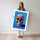 Poster Crâne mexicain - Explosion de couleurs et de caractère — Vierge - poster-femme-debout — passe-partout blanc