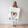 Poster Cygnes amoureux - Deux cous qui dessinent un cœur — Vierge - poster-femme-debout — passe-partout blanc