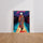Poster Défilé de mode - Silhouette et couleurs sur le podium — Vierge - living-room