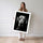Poster Dalmatien - Portrait noir et blanc plein d'élégance — Vierge - poster-femme-debout — passe-partout blanc