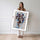 Poster Danseur amérindien - Rituel sacré et tourbillon de couleurs — Vierge - poster-femme-debout — passe-partout blanc