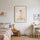 Poster Danseuse ballerine - Grâce délicate et rêves de scène chambre fille — Décor sur-mesure (IA) — passe-partout blanc