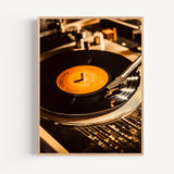 Poster Disque vinyle - Le voyage rétro d'une passion musicale