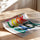 Poster Don't Look Back - Typographie colorée qui booste au bureau — Vierge - poster-enroullé — passe-partout blanc