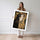 Poster Duo de chats - Tendre baiser doré façon Klimt — Vierge - poster-femme-debout — passe-partout blanc