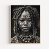Poster Enfant du Monde - Regard d'une petite fille d'Éthiopie