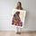 Poster Femme afghane - Regard voyageur aux couleurs vives — Vierge - poster-femme-debout — passe-partout blanc