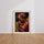 Poster Femme africaine et bébé - L'étreinte tendre d'une mère — Vierge - living-room — passe-partout blanc