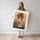 Poster Femme africaine - Élégance ancestrale aux tons ocre — Vierge - poster-femme-debout — passe-partout blanc