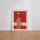 Poster Femme africaine - Élégance et fierté au turban blanc — Vierge - living-room — passe-partout blanc