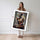 Poster Femme africaine - Silhouette fière aux couleurs éclatantes — Vierge - poster-femme-debout — passe-partout blanc