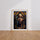 Poster Femme afro - Portrait pop art aux couleurs vibrantes — Vierge - living-room — passe-partout blanc