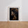 Poster Femme Afro - Profil majestueux et beauté noire lumineuse — Vierge - living-room — passe-partout blanc
