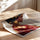 Poster Femme au foulard doré - Portrait lumineux et raffiné — Vierge - poster-enroullé — passe-partout blanc