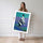 Poster Femme ethnique - Silhouette sereine dans les champs de lavande — Vierge - poster-femme-debout — passe-partout blanc