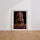 Poster Femme masaï - Portrait envoûtant aux couleurs d'Afrique — Vierge - living-room — passe-partout blanc