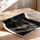 Poster Femme noire - Portrait tribal en noir et blanc — Vierge - poster-enroullé — passe-partout blanc