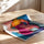 Poster Femme ronde abstraite - Corps libre en couleurs vibrantes — Vierge - poster-enroullé — passe-partout blanc