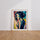 Poster Femme sensuelle - Silhouette féminine en couleurs vives — Vierge - living-room — passe-partout blanc