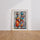 Poster Femmes africaines - Turbans colorés et grâce ancestrale — Vierge - living-room — passe-partout blanc