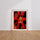 Poster Ferrari rouge - L'esprit de la vitesse et du prestige — Vierge - living-room — passe-partout blanc