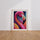 Poster Flamant rose - Élégance fuchsia et lumière d'été — Vierge - living-room — passe-partout blanc