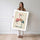 Poster Flamants roses - Deux cous qui dessinent un cœur — Vierge - poster-femme-debout — passe-partout blanc