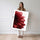 Poster Fleur rouge - Éclat passionné pour votre intérieur — Vierge - poster-femme-debout — passe-partout blanc