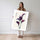 Poster Fleurs de callas - Délicatesse zen à l'aquarelle — Vierge - poster-femme-debout — passe-partout blanc
